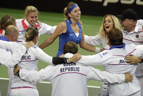 Kvitova tỏa sáng, tuyển quần vợt nữ CH Czech vô địch Fed Cup