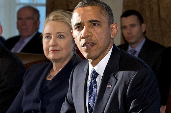 Tổng thống Obama bí mật ăn trưa với bà Hillary Clinton