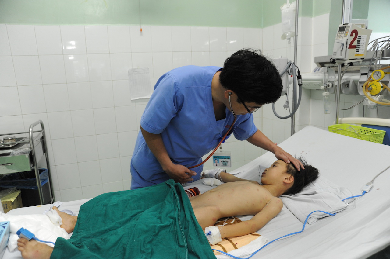 Bệnh nhi Sang đ&atilde; hồi phục tốt tại Bệnh viện Phụ sản Nhi Đ&agrave; Nẵng