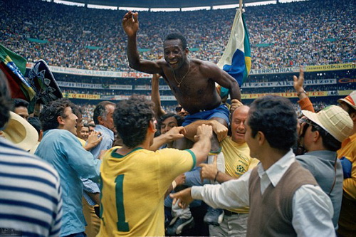 Pele và đội tuyển Brazil đăng quang ở World Cup 1970