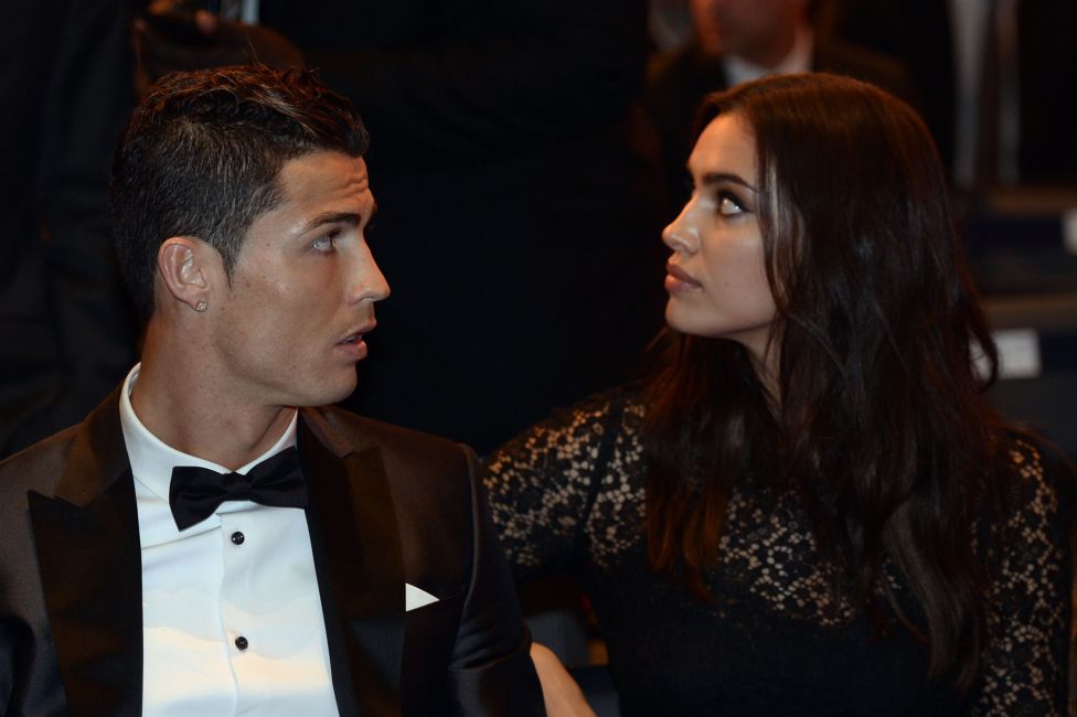 Ronaldo v&agrave; bạn g&aacute;i Irina Shayk