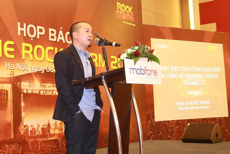 “Cạch mặt” Giọng hát Việt, Quốc Trung háo hức với rockstorm