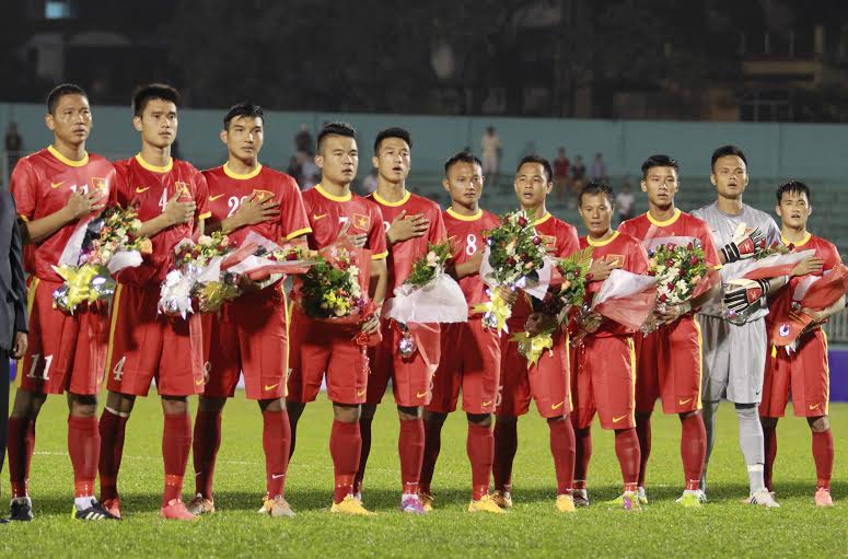 Đội hình ra sân của tuyển Việt Nam