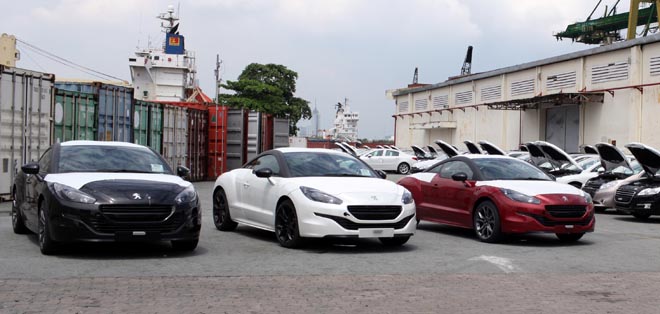 Những chiếc RCZ đầu tiên nhập về Việt Nam