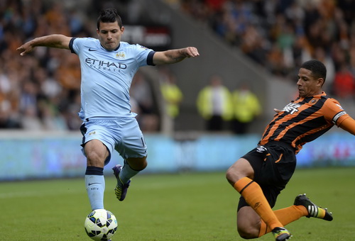 Sergio Aguero khai thông thế bế tắc cho Man City
