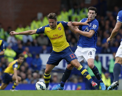 Rượt đuổi tỉ số ở Goodison Park, Arsenal cầm hòa Everton