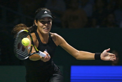 Ana Ivanovic thi đấu vượt trội so với đối thủ đàn em
