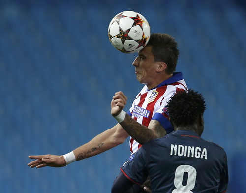 Mandzukic lập hat-trick, Atletico Madrid nhấn chìm Olympiakos