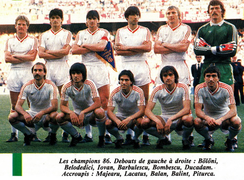 Đội h&igrave;nh v&ocirc; địch C&uacute;p C1 ch&acirc;u &Acirc;u 1986 của Steaua Bucharest