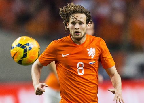 Blind tỏa s&aacute;ng trong đội h&igrave;nh tuyển H&agrave; Lan tại World Cup 2014