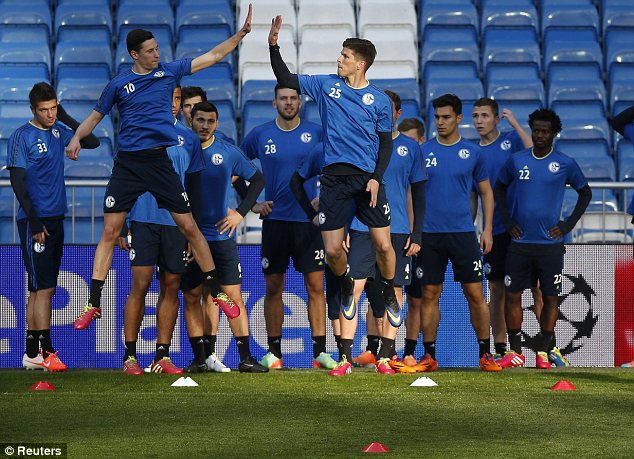 Sẽ có một trận đấu thoải mái cho các cầu thủ Schalke