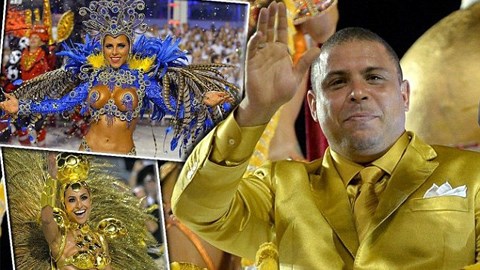 Ro “béo” vàng rực ở lễ hội Carnival