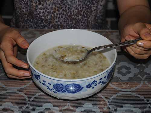 Món cháo trong mùa nắng nóng