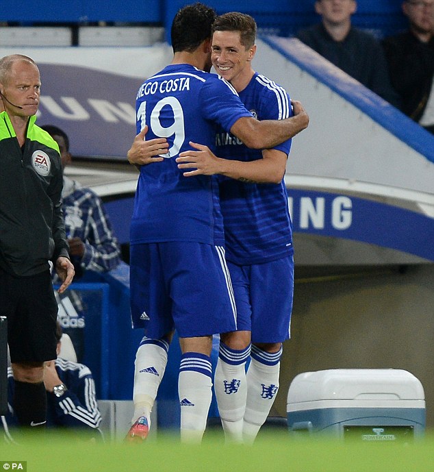 Torres trở n&ecirc;n mờ nhạt trước Costa