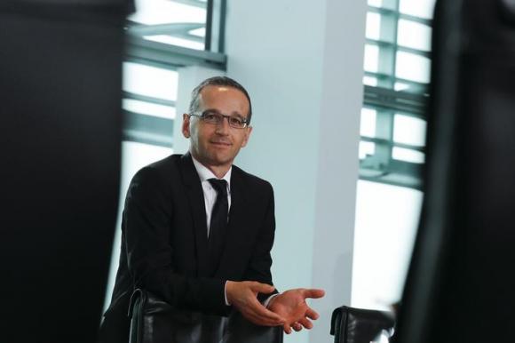 Bộ trưởng Tư ph&aacute;p Heiko Maas. Ảnh: Reuters