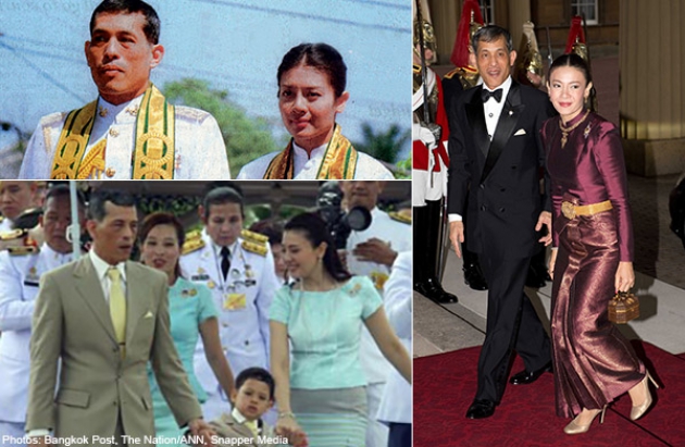 Vợ chồng Th&aacute;i tử Vajiralongkorn chia tay sau 13 năm chung sống. Ảnh: The Bangkok Post, Nation