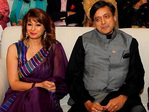 Vợ chồng ông Shashi Tharoor
Ảnh: Topnews.in