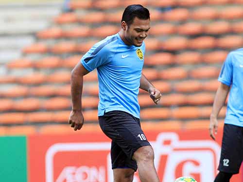 H&agrave;ng thủ Việt Nam phải để mắt đến Safee Ali, tiền đạo Malaysia từng ghi 2 b&agrave;n v&agrave;o lưới Tấn Trường ở trận b&aacute;n kết lượt đi 4 năm trướcẢnh: Hải Anh