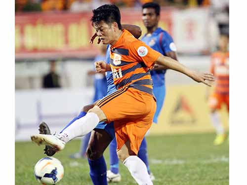 Văn Quyến sẽ trở lại gi&uacute;p V.Ninh B&igrave;nh tại tứ kết AFC Cup 2014 trước Kitchee của Hồng K&ocirc;ng
ảnh: Hải Anh