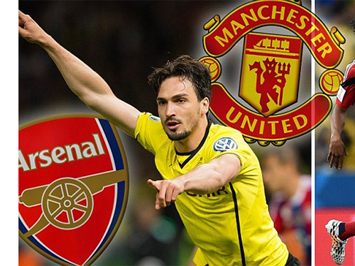 Van Gaal sợ Arsenal tranh mất Hummels