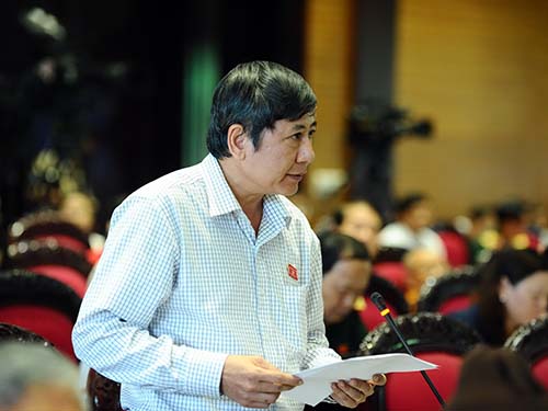 Đại biểu Trần Thanh Hải (TP HCM) khẳng định người lao động mong chờ Luật Phá sản (sửa đổi) nhưng dự thảo vẫn còn vấn đề chưa được đề cập đúng mứcẢnh: Thế Dũng