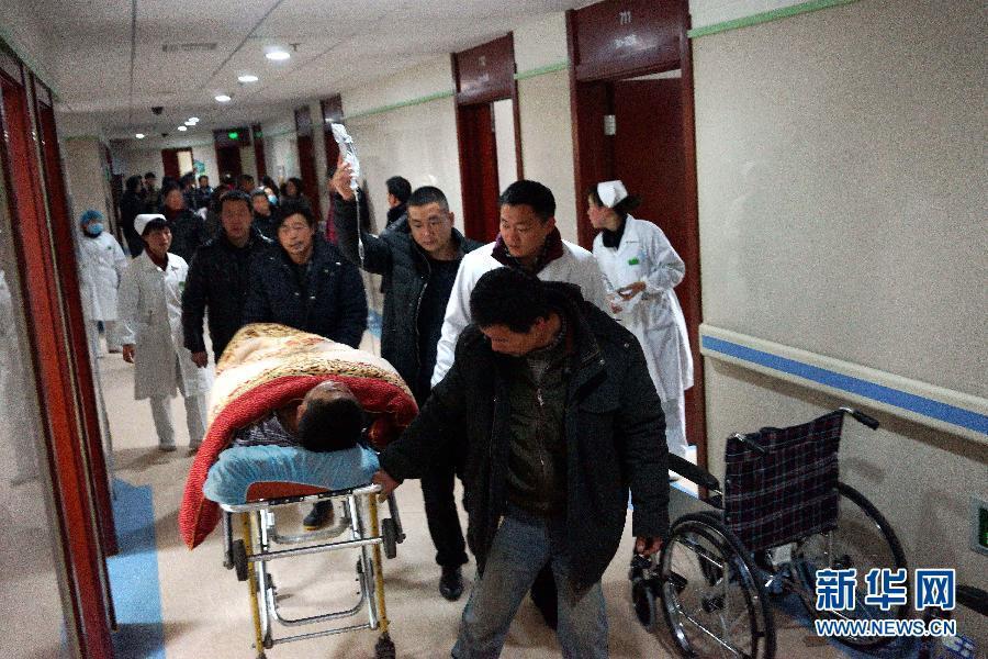 Có 10 người bị thương nặng. Ảnh: Tân Hoa Xã