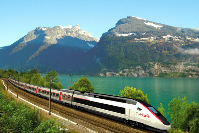 Trải nghiệm tr&ecirc;n t&agrave;u cao tốc đi Geneva v&agrave; ngắm cảnh ch&acirc;u &Acirc;u thơ mộng