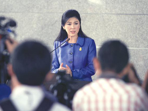 B&agrave; &nbsp;Yingluck muốn triệu tập họp b&agrave;n lại thời gian tổng tuyển cử