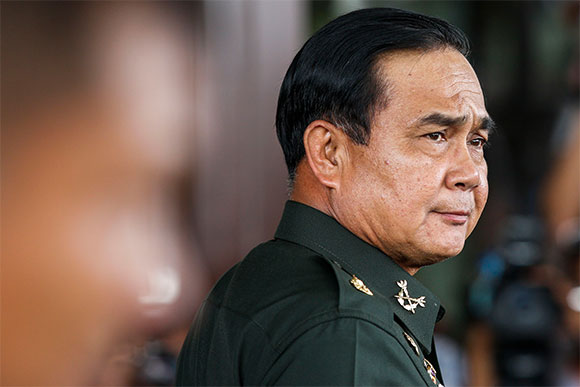 Tướng Prayuth Chan-ocha sẽ nghỉ hưu v&agrave;o th&aacute;ng 9 tới. Hiện &ocirc;ng đang giữ chức thủ tướng tạm quyền Th&aacute;i Lan. Ảnh: Reuters