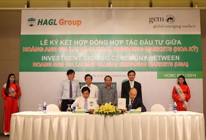 Bầu Đức chứng kho&aacute;n lễ k&yacute; cam kết đầu tư của quỹ GEM