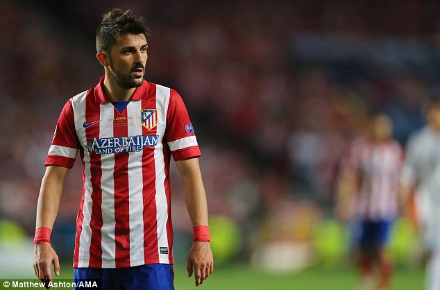 David Villa cũng đ&atilde; đồng &yacute; sang Mỹ thi đấu