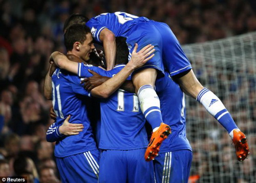 Niềm vui chiến thắng của Chelsea