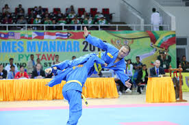 C&aacute;c v&otilde; sĩ Vovinam Myanmar tại SEA Games 27