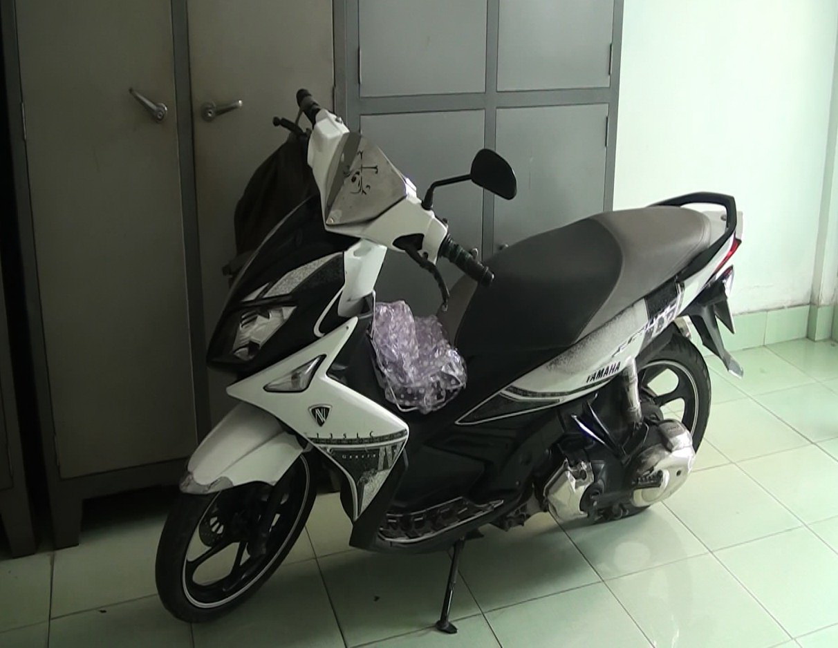 Chiếc xe máy mà Chung mang đi gây án được xác định là xe mà đối tượng này ăn trộm.