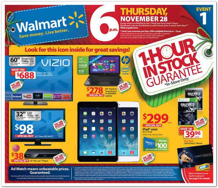 Siêu thị Walmart của Mỹ quảng cáo hàng giảm giá