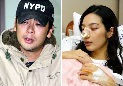 Những người đẹp bị "nửa kia" đánh bầm dập