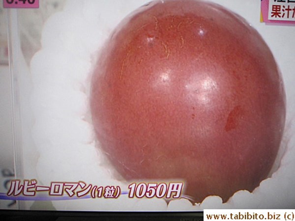 Cũng v&igrave; rất đắt n&ecirc;n Ruby Roman thường được b&aacute;n từng quả rời