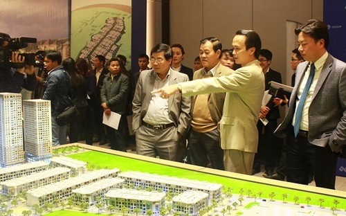 Nhiều dự án bất động sản đang có được lượng giao dịch tăng mạnh so với 2014.