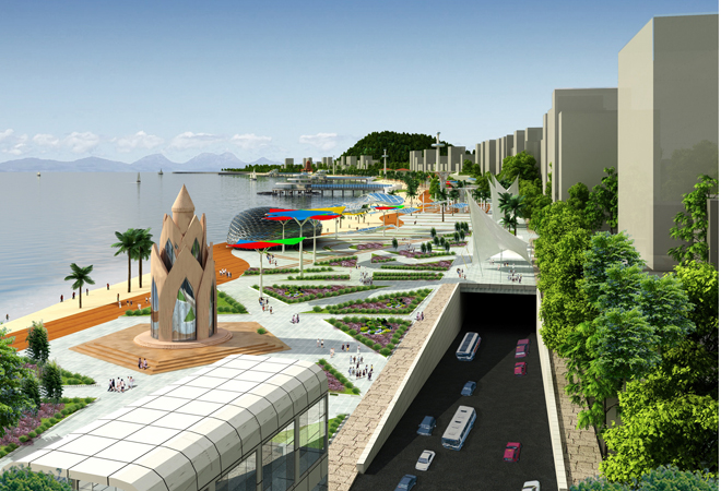 Dự &aacute;n c&ocirc;ng vi&ecirc;n Phượng Ho&agrave;ng tr&ecirc;n b&atilde;i biển Nha Trang sẽ bị ngừng