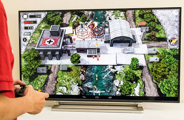 Toshiba L55 Series với hệ điều h&agrave;nh Android linh hoạt.