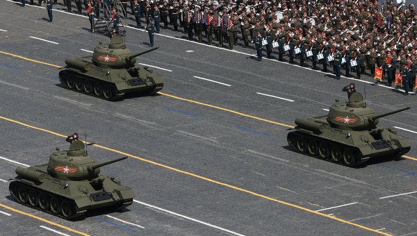 Xe tăng T-34-85 sử dụng trong Chiến tranh Vệ quốc Vĩ đại. Ảnh: RIA Novosti.