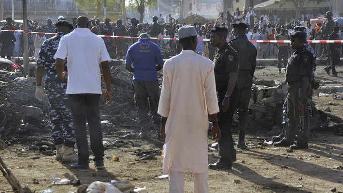 Một vụ đ&aacute;nh bom nh&agrave; thờ ở Nigeria ng&agrave;y 28-11-2014. Ảnh: Reuters