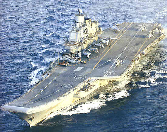 T&agrave;u s&acirc;n bay Đ&ocirc; đốc Kuznetsov của Hải qu&acirc;n Nga. Ảnh: Naval Technology