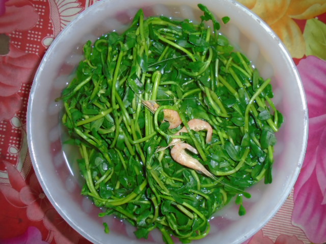 Rau đắng nấu canh