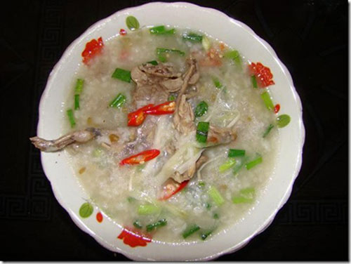 Nhớ mãi món cháo cóc những mùa mưa