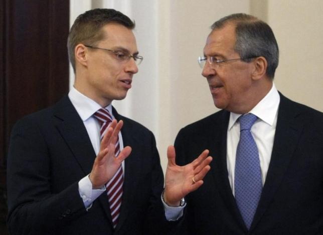 Ông Alexander Stubb trong chuyến thăm Moscow năm 2010. Ảnh: Reuters