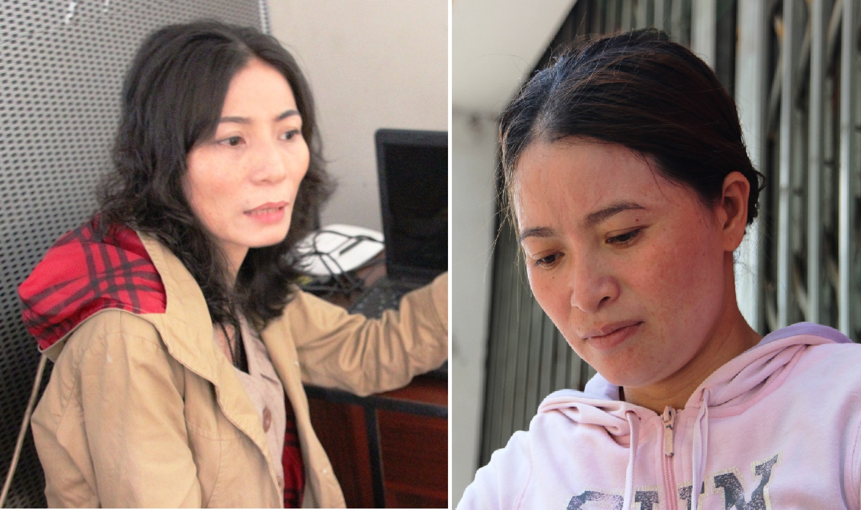 B&agrave; Ngọt (tr&aacute;i) vẫn đang t&igrave;m bằng chứng để chứng minh lời khai m&igrave;nh l&agrave; thật, trong khi đ&oacute; chị Hồng (phải) vẫn đang mưu sinh bằng nghề ve chai. - Ảnh: L&ecirc; Phong