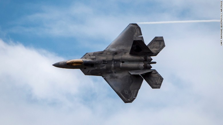 Máy bay F-22 Raptor của Mỹ. Ảnh: CNN