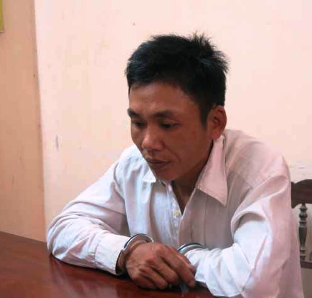 Trương Đ&igrave;nh Lai bị bắt giữ tại cơ quan điều tra. Ảnh: Cơ quan điều tra cung cấp