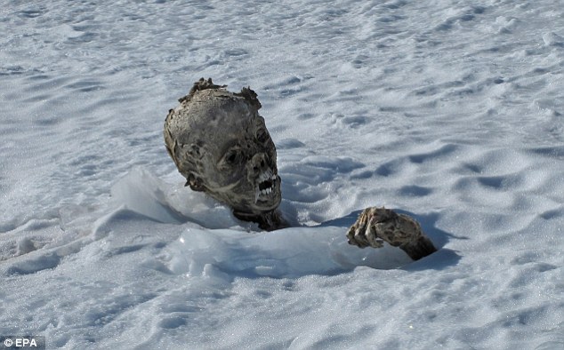 Discovery: The bodies were found near the peak of Mexico highest mountain Pico de Orizaba